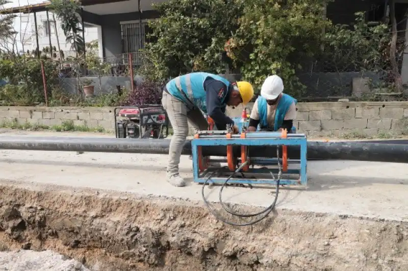 Samandağ Tekebaşı Grup İçme Suyu Projesi Yüzde 83 Seviyesine Ulaştı