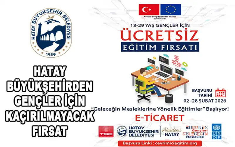 Akademi Hatay’ın E-Ticaret Eğitim Başvuruları Başladı