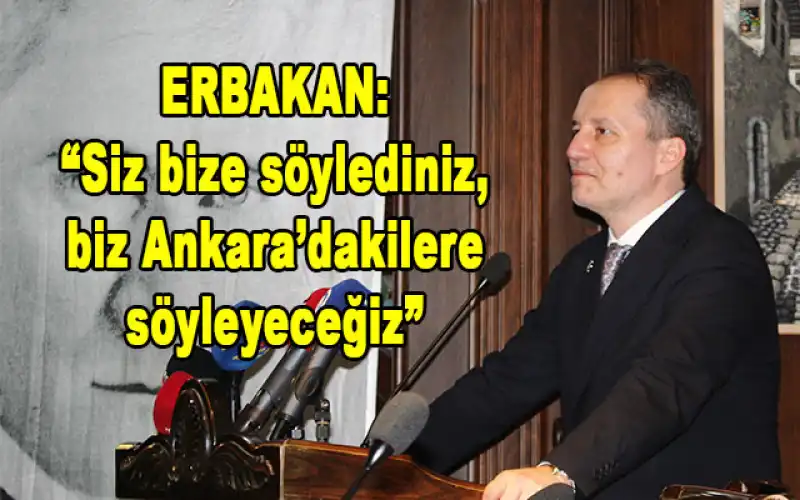 Erbakan’dan Hatay İçin 11 Maddelik Acil çözüm önerisi… 