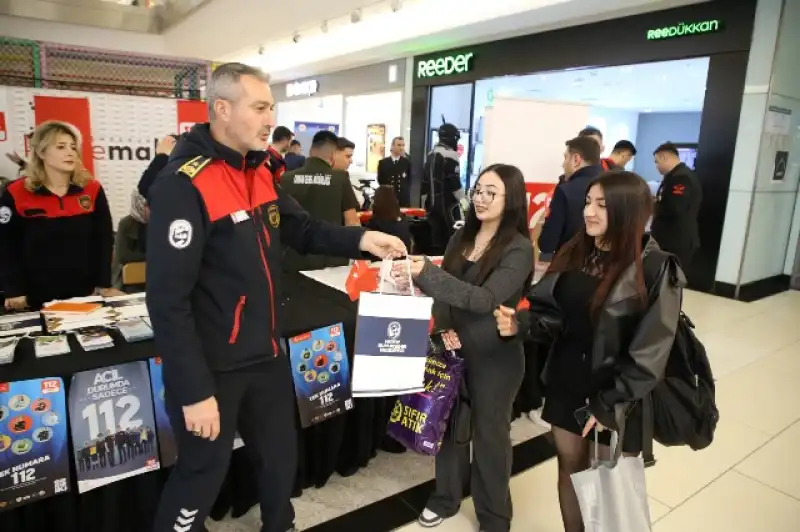 “112 GÜNÜ” FARKINDALIK ETKİNLİĞİ DÜZENLENDİ