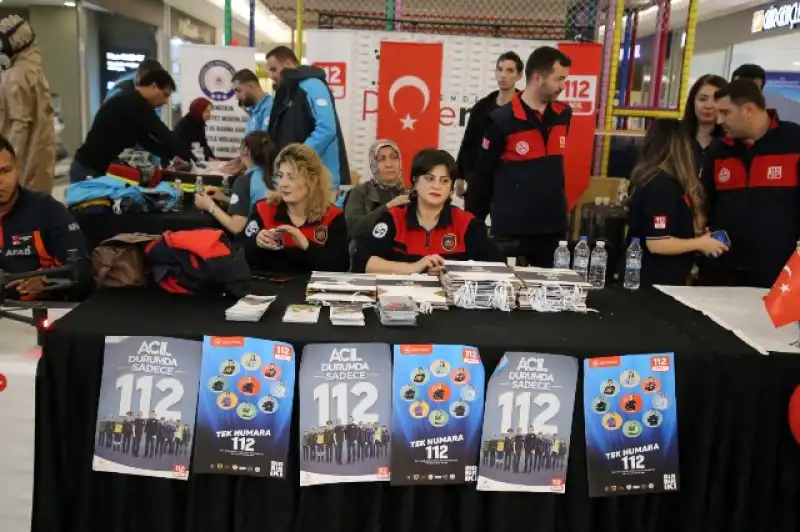 “112 GÜNÜ” FARKINDALIK ETKİNLİĞİ DÜZENLENDİ