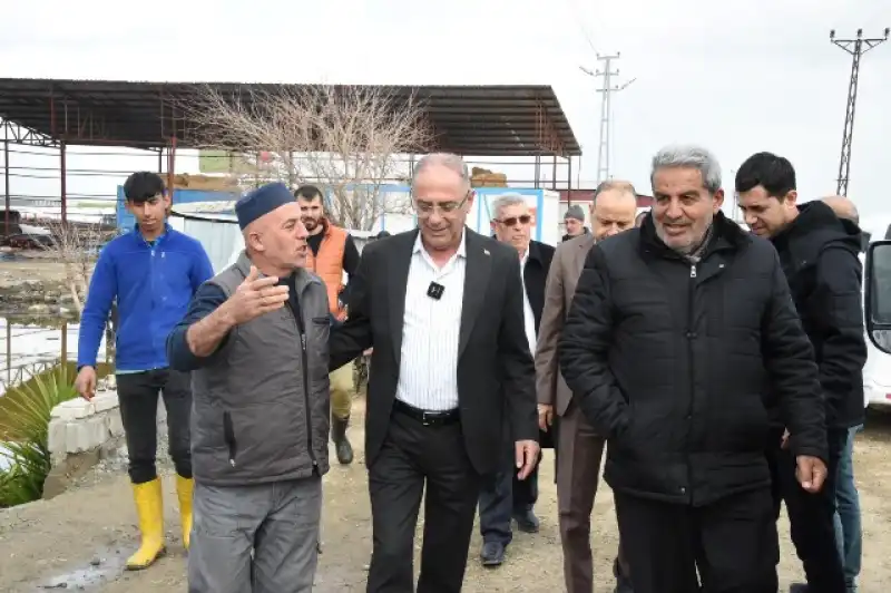 Başkan Yapar’dan Aşağıoba Mahallesi Sakinlerine Geçmiş Olsun Ziyareti