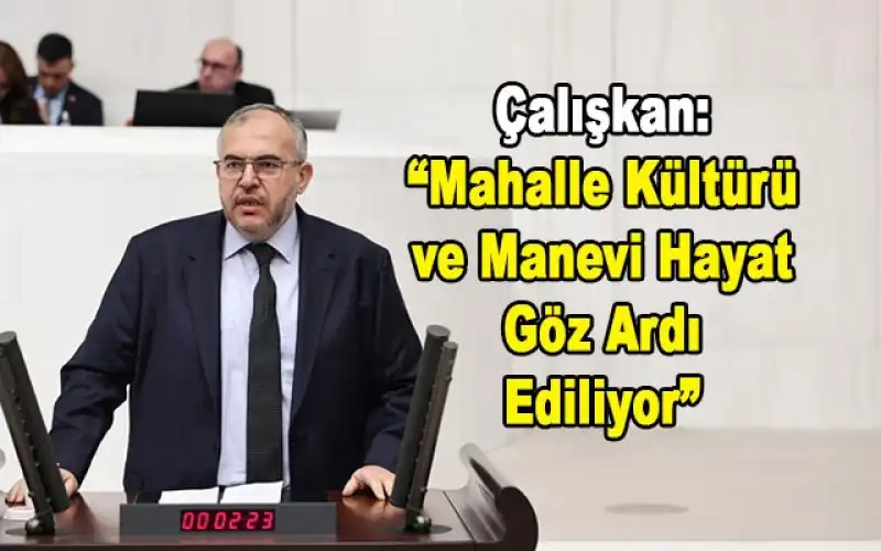 Çalışkan: “Deprem Bölgesinde Sadece Konut Değil, Kimlik De İnşa Edilmeli”