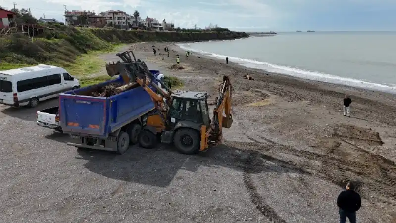 Payas Ve Arsuz Sahilinde Biriken Atıklar Temizlendi