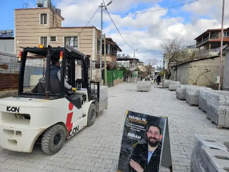 Samandağ Atatürk Mahallesi'nde 4070. Sokak Yeni Yüzüne Kavuşuyor