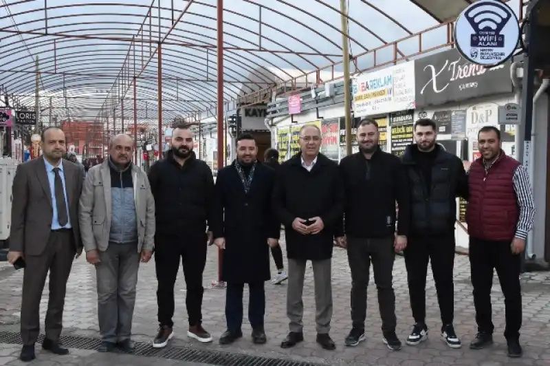 Başkan Yapar’dan 100. Yıl Çarşısı Ziyareti