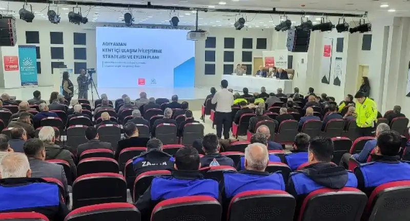 TBB Ve Adıyaman Belediyesinin Hazırladığı Ulaşım Planı Kamuoyuna Sunuldu