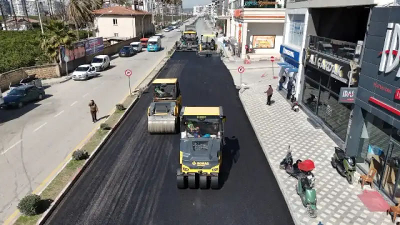 DÖRTYOL’DA BETON ASFALT ATAĞI BAŞLADI