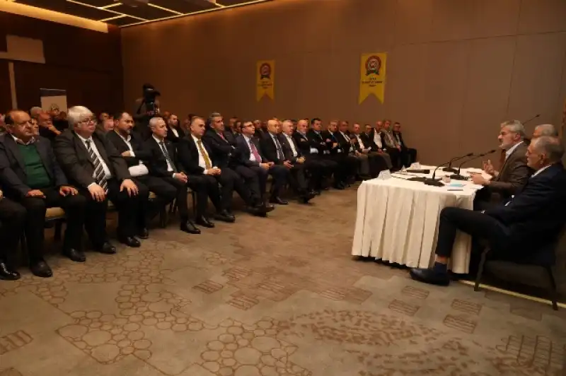 HBB BAŞKANI ÖNTÜRK VE İŞ İNSANLARI BULUŞTU