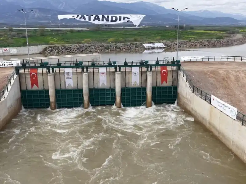 Hatay’a 585 Bin Dekar Arazinin Sulaması Için Dev Yatırım…