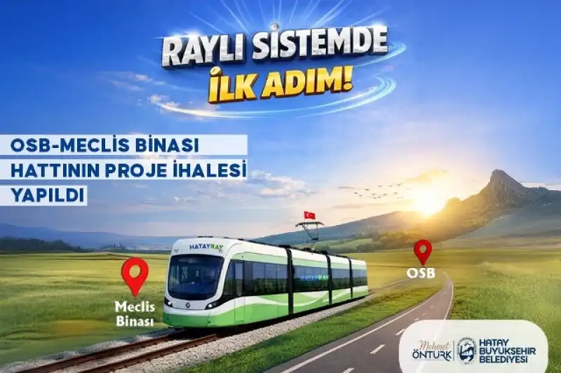 HATAY’DA RAYLI SİSTEM İÇİN TARİHÎ ADIM