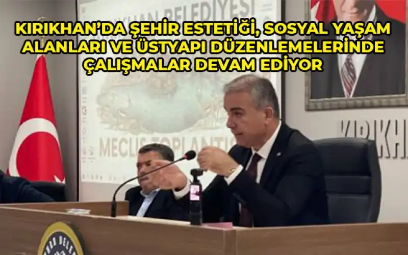 Kırıkhan’da Yeşil Alan, Prestij Cadde Ve Estetik Dönüşüm Süreci Başladı