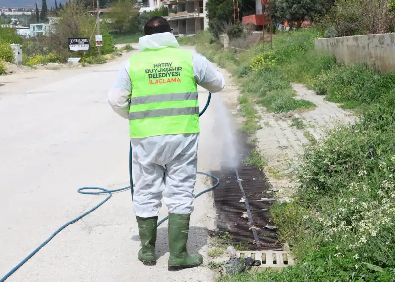 HBB Haşereyle Mücadele çalışmalarına Devam Ediyor
