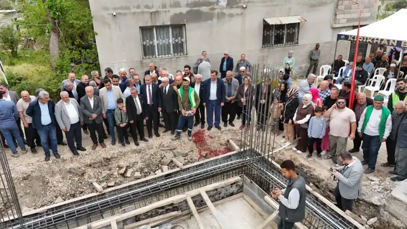 Kırıkhan’da Söz Verildi: Bahçelievler Mahallesi’nde Taziye Evi Projesi Başladı