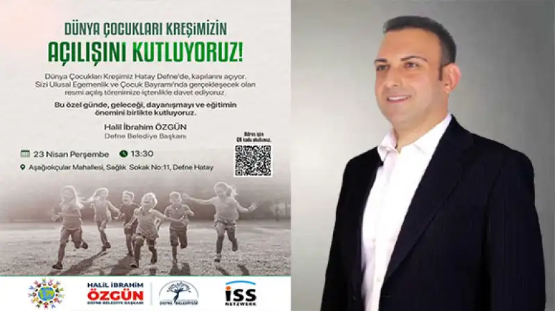 Başkan Özgün’den Açılış Daveti: Dünya Çocukları Kreşi Kapılarını Açıyor