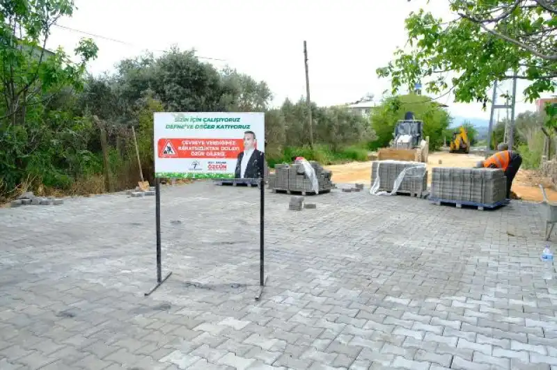 Başkan Özgün: “Defne’de Altyapısı Tamamlanan Her Yerde çalışmalarımız Devam Ediyor”