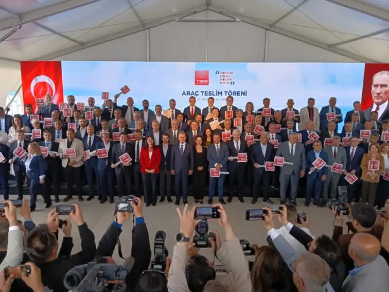 TBB’DEN 94 BELEDİYEYE 95 HİZMET ARACI