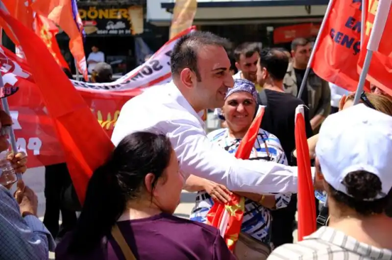 Başkan Özgün 1 Mayıs’ta Alanlardaydı