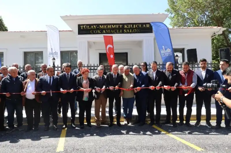 KÜÇÜKDALYAN ÇOK AMAÇLI SALONU AÇILDI