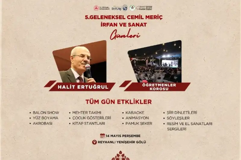 5. Geleneksel Cemil Meriç İrfan Ve Sanat Günleri Başlıyor