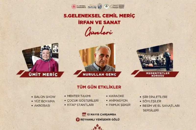 5. Geleneksel Cemil Meriç İrfan Ve Sanat Günleri Başlıyor