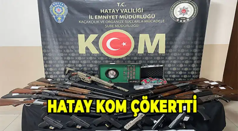 Hatay Emniyetinden Suç örgütüne Ağır Darbe…