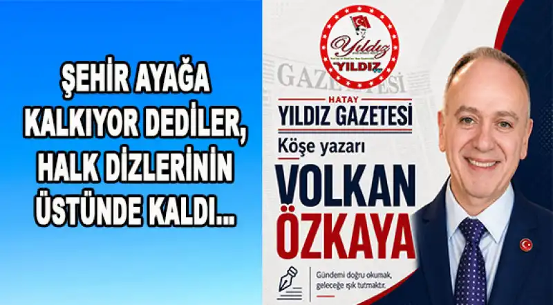 Şehir Ayağa Kalkıyor Dediler, Halk Dizlerinin Üstünde Kaldı…