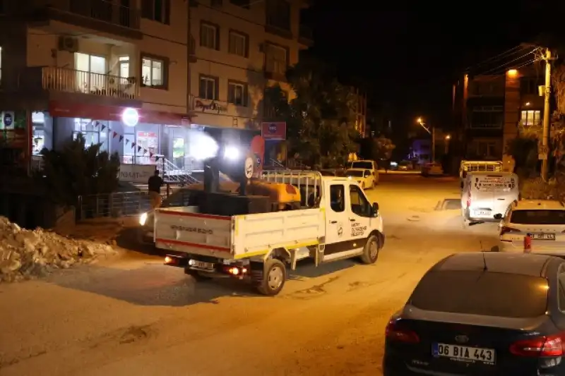 HBB İLAÇLAMA EKİPLERİ 7/24 SAHADA