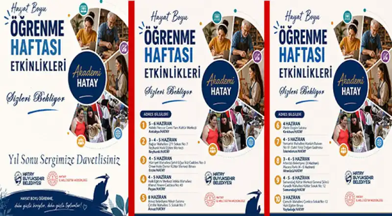 HBB Kursiyerlerinin Eserleri 10 İlçede Vatandaşlarla Buluşuyor