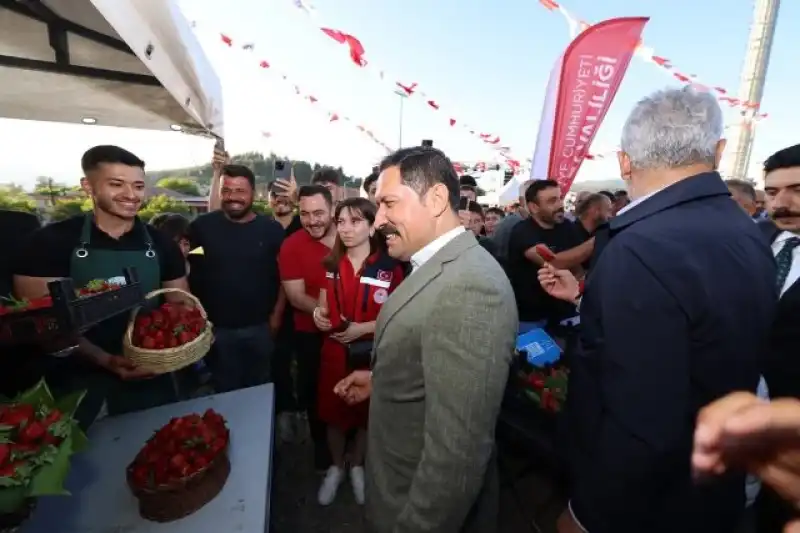Yayladağı’nda Çilek Festivali Gururu!.. Toprağın Kırmızı Elması Coşkuyla Taçlandı
