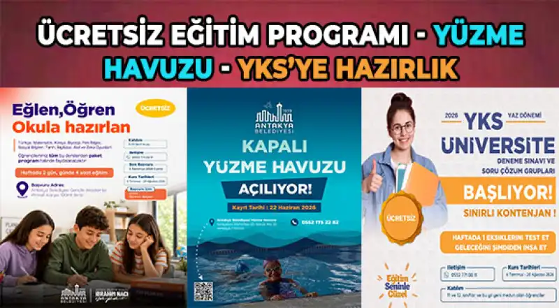 Antakya’da Eğlen, Öğren, Okula Hazırlan!..