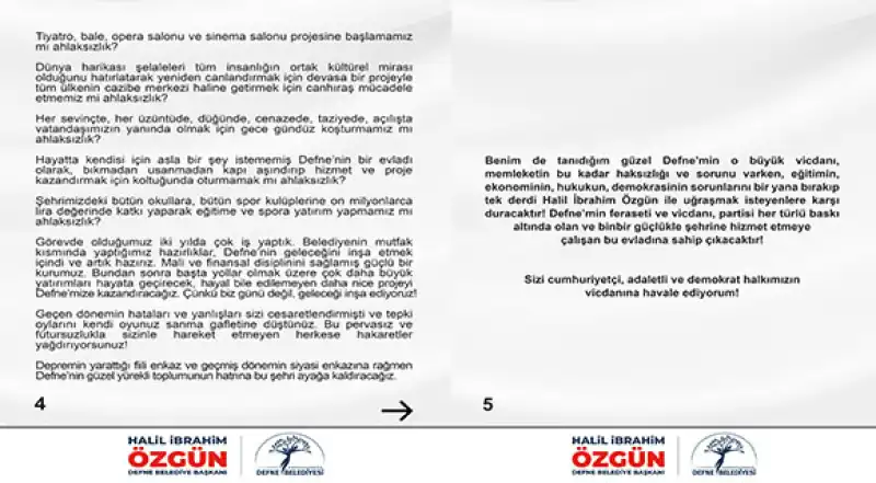 Başkan Özgün: “Biz Defne’de Günü Değil, Geleceği İnşa Ediyoruz”