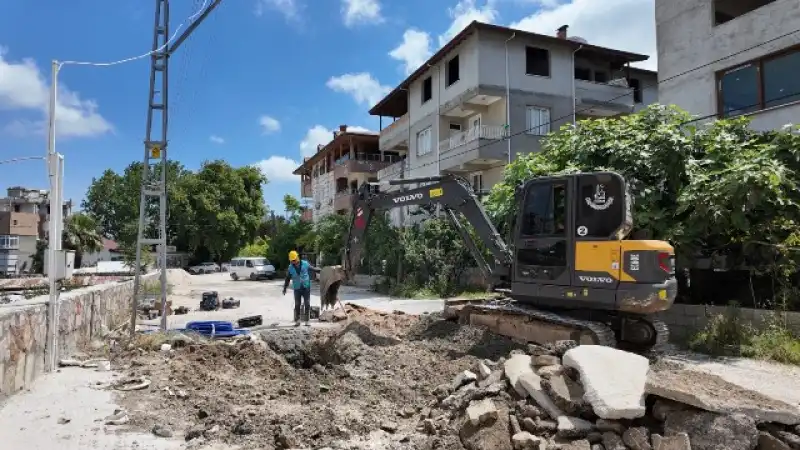 HATSU Defne’de Altyapı Çalışmalarına Devam Ediyor