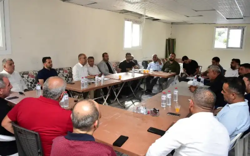 BAŞKAN YAPAR, MAHALLE MUHTARLARIYLA BULUŞTU