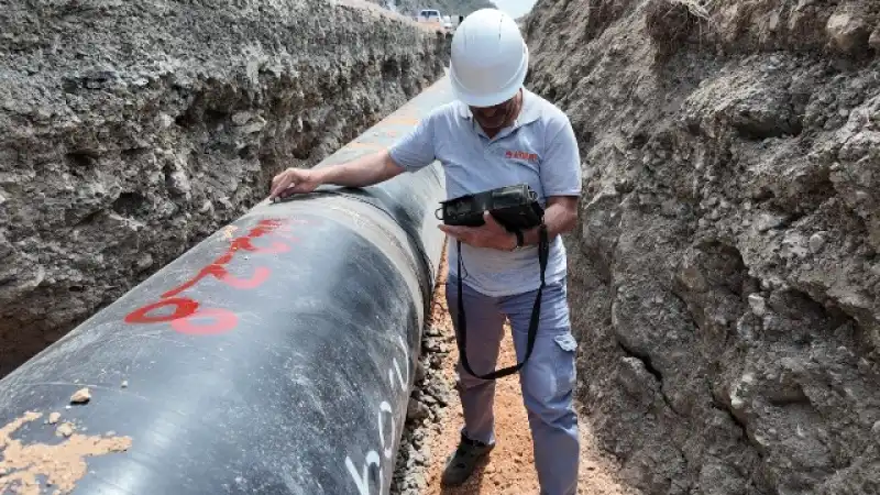 Akçay İsale Hattında Çalışmalar Son Aşamaya Geldi