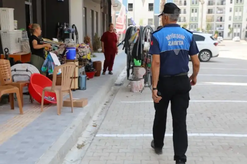 HBB’DEN KALDIRIM İŞGALLERİNE DENETİM 