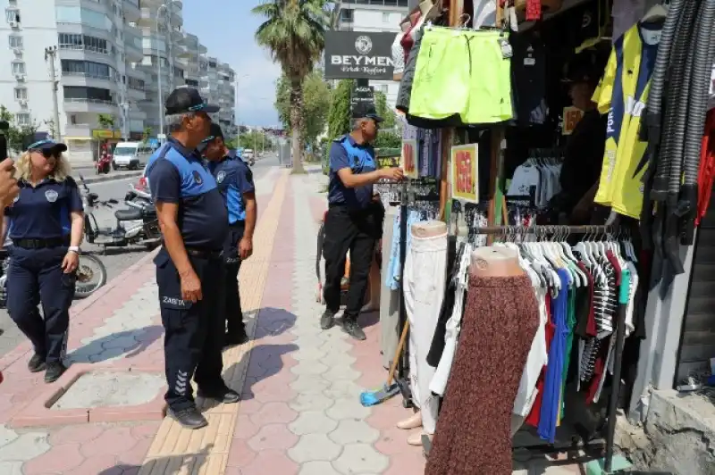 HBB’DEN KALDIRIM İŞGALLERİNE DENETİM 