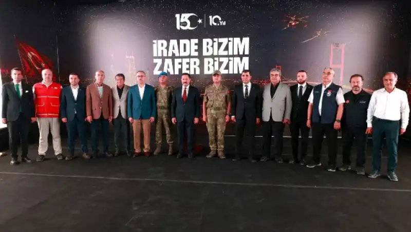 15 TEMMUZ KAHRAMANLARI HATAY’DA DUALARLA ANILDI 