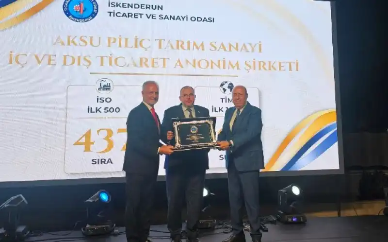 HATAY'IN ÜRETİM BAŞARISI İTSO PROGRAMINDA TAÇLANDI