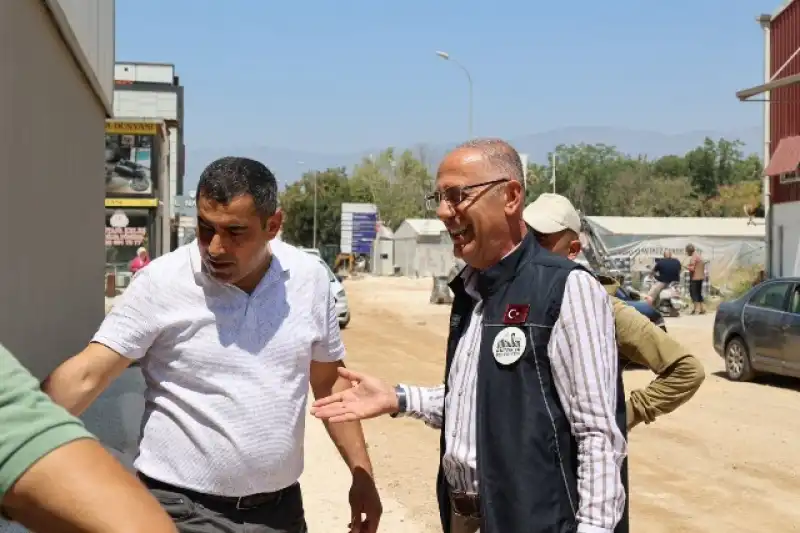 BAŞKAN YAPAR, YENİ SANAYİ SİTESİ’NDEKİ ÇALIŞMALARI İNCELEDİ
