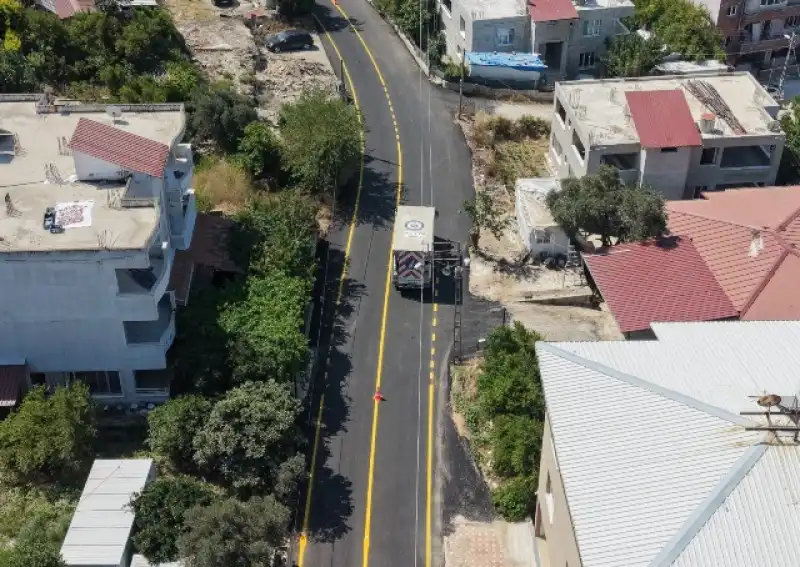 Antakya Doğanköy’de Beton Yol Çalışması Tamamlandı