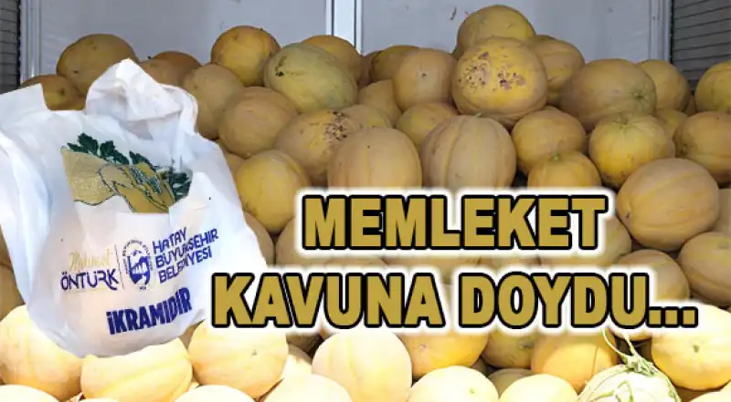 HBB’DEN VATANDAŞLARA 100 TON KAVUN