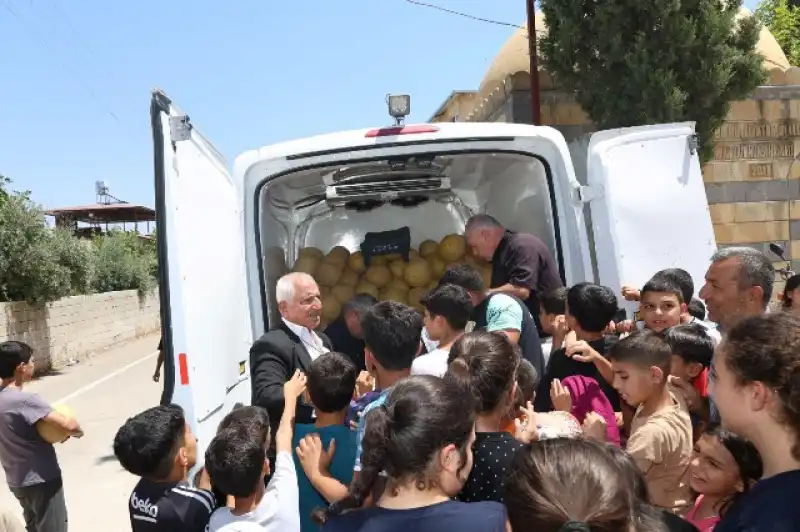 HBB’DEN VATANDAŞLARA 100 TON KAVUN