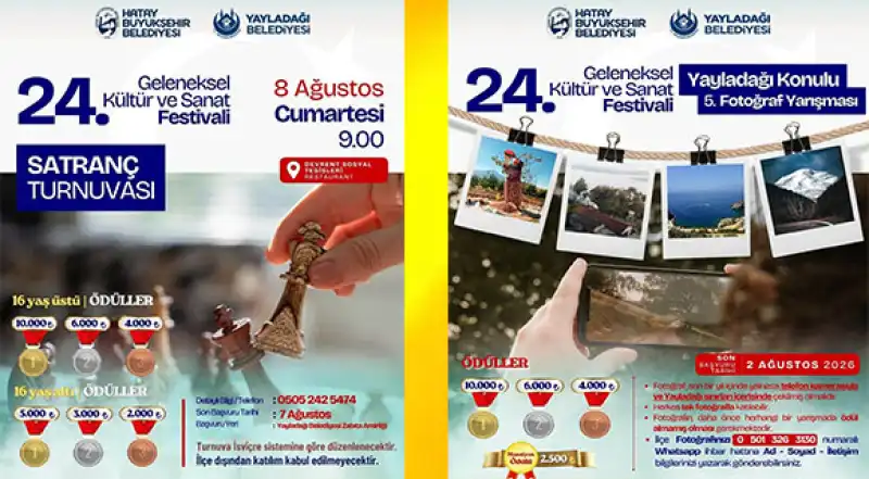 Yayladağı’nda 24. Geleneksel Kültür Ve Sanat Festival Başlıyor