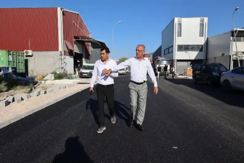 Başkan Yapar, Yeni Sanayi Sitesi’nde Çalışmaları İnceledi