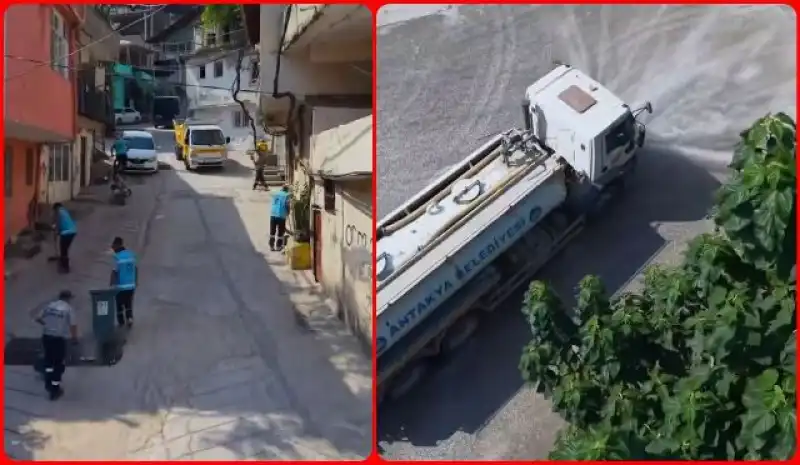 Antakya Bağrıyanık Mahallesi’nde Kapsamlı Temizlik Çalışması 