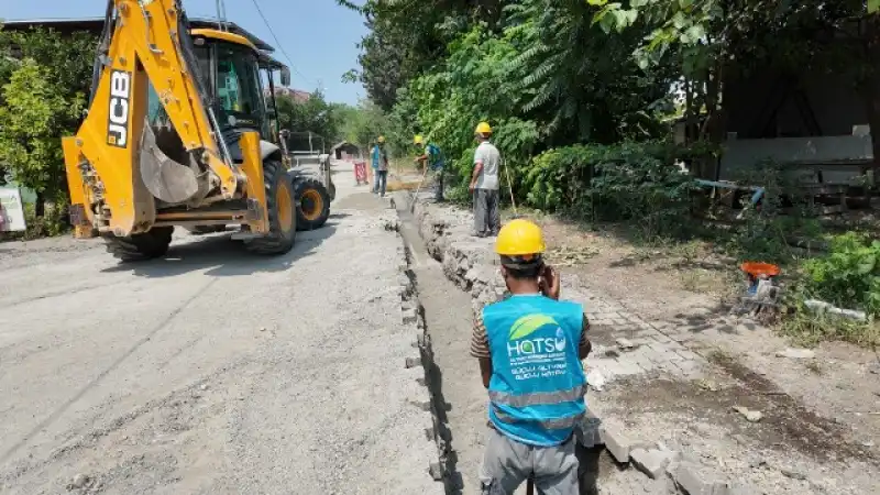 HATSU Dörtyol’da 297 Bin Metre İçme Suyu Hattını Tamamladı