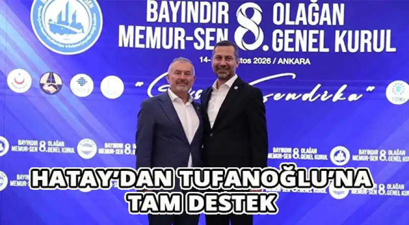 TUFANOĞLU’NA İLK TEBRİK BAŞKAN TUTAR’DAN