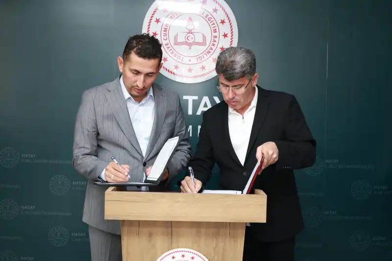 HBB Ile Hatay İl Millî Eğitim Müdürlüğü Arasında İş Birliği Protokolü Imzalandı