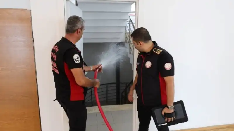 HBB İtfaiyesinden Otel Ve Yurtlarda Sıkı Denetim 